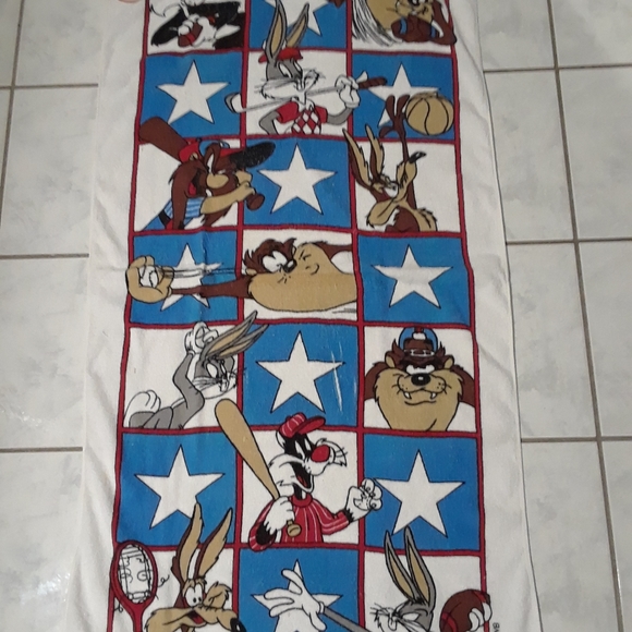 Vintage Looney tunes sports beach towel